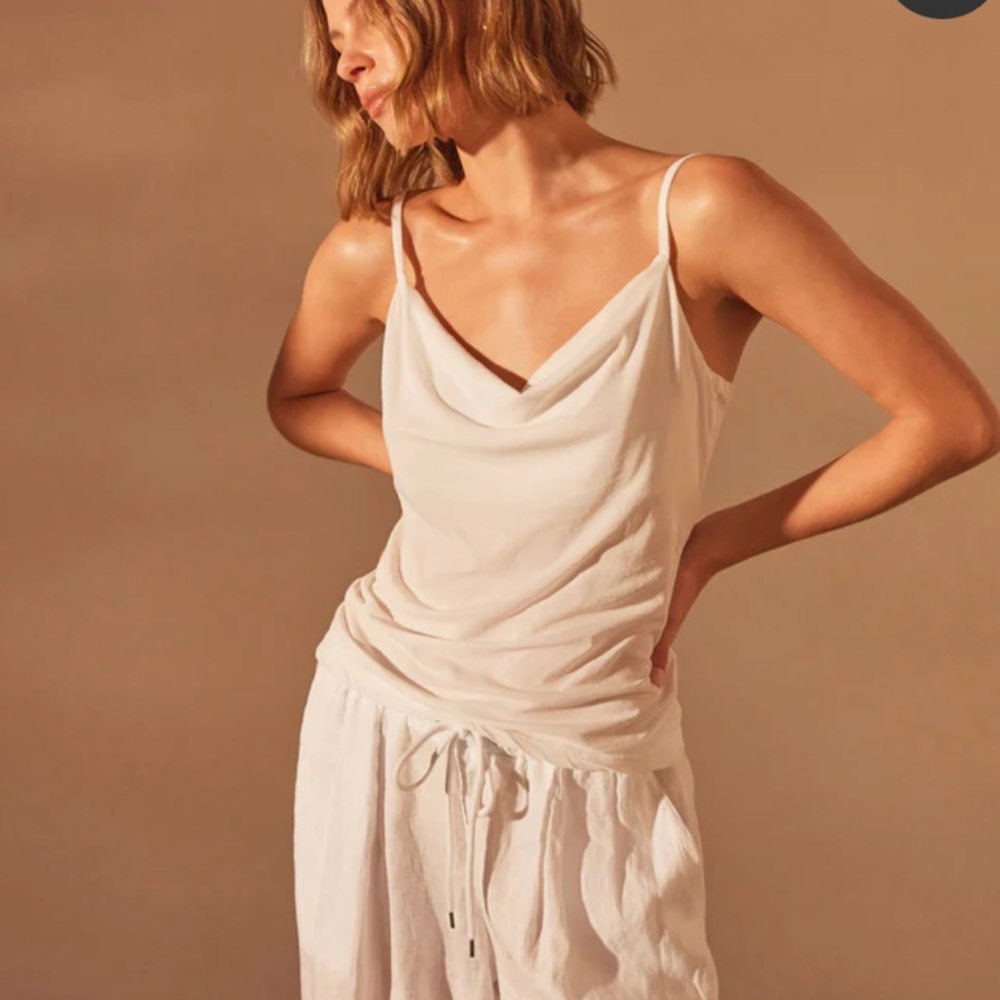 James Perse High Gauge Camisole L NWT